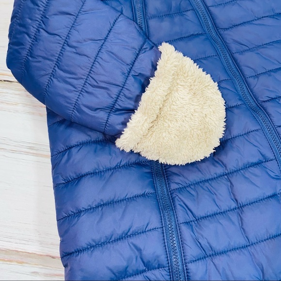 The White Company Blue Quilted Baby Pramsuit size 9-12 months - Picture 15 of 16